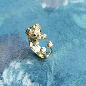 Kate Spade Puppy Wrap Ring #7